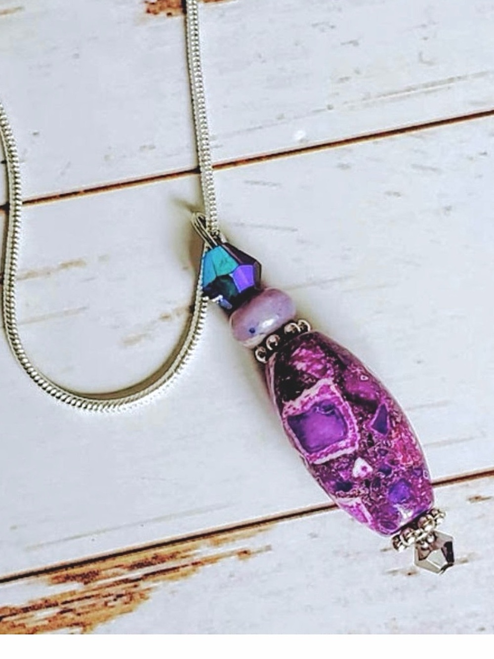 Artisan Sea Sediment Jasper  Pendent